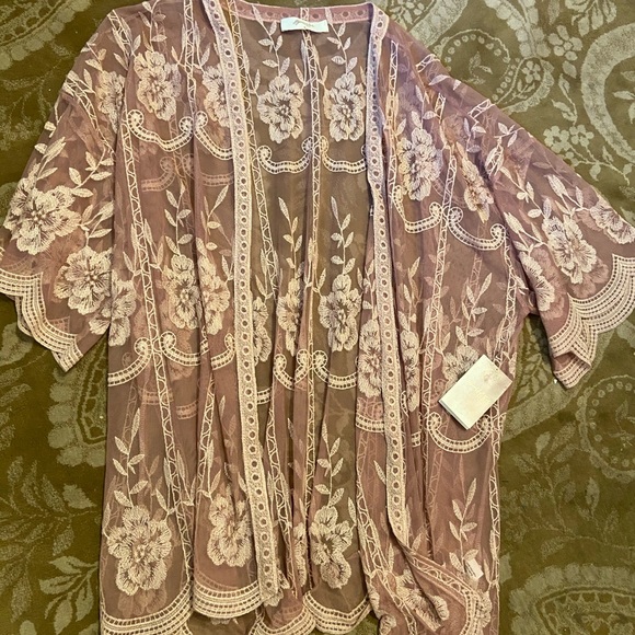 Mauve kimono - Picture 2 of 6